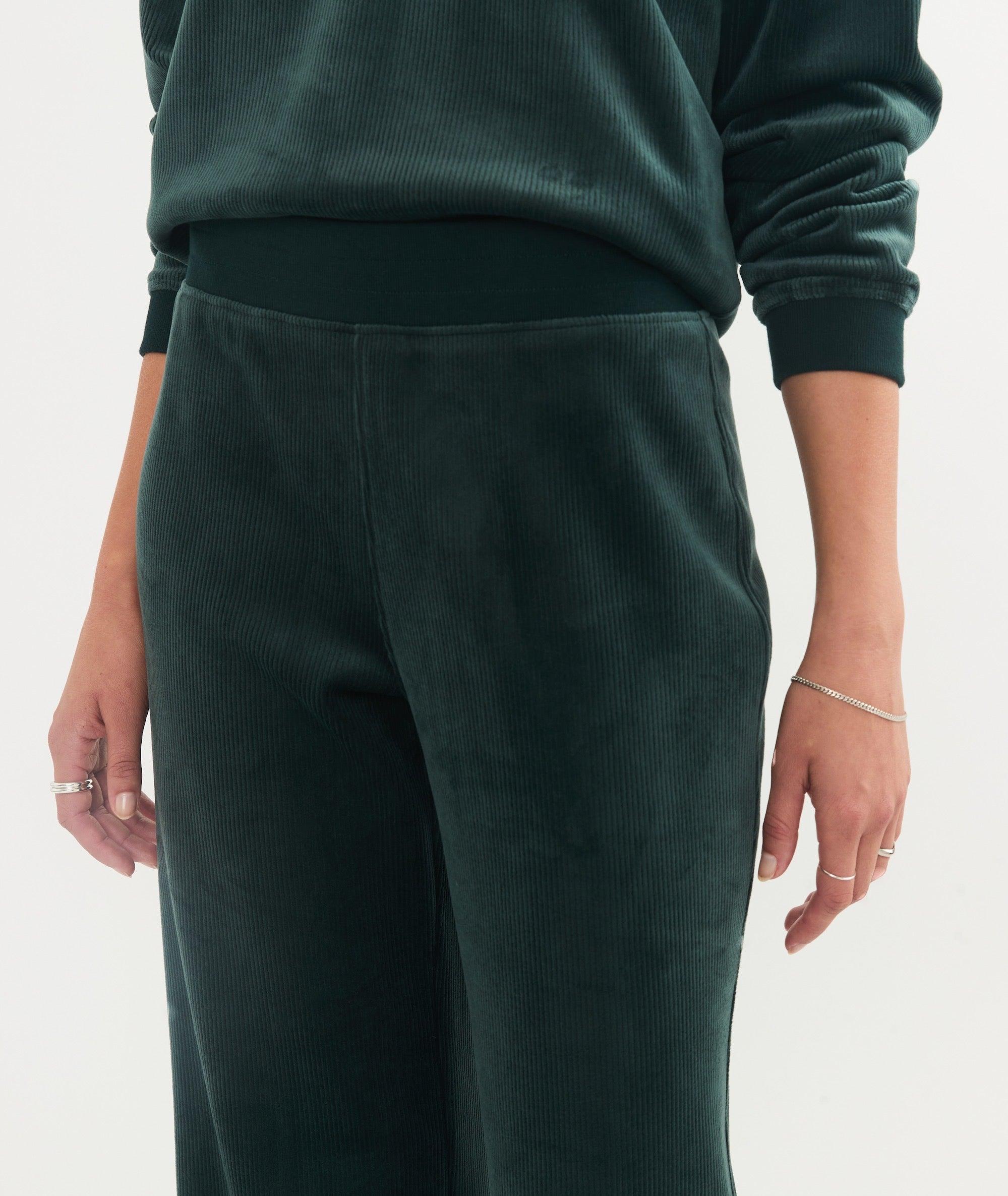 Cord Velour Wide Leg Pant Product Image