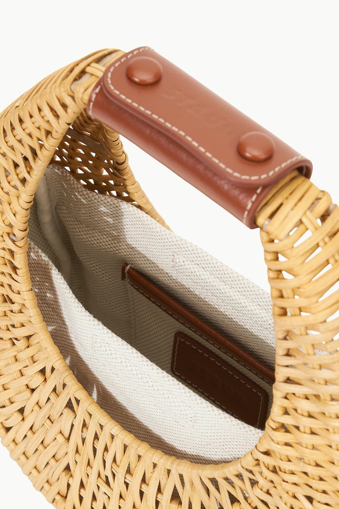 MINI MOON WICKER BAG | NATURAL Product Image