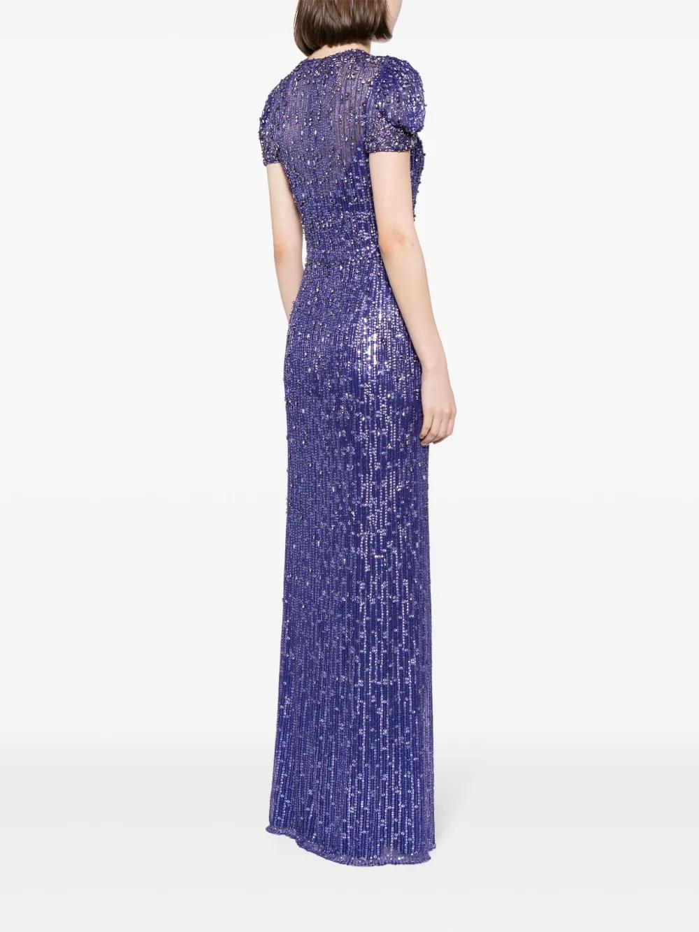 Aster sequin-embellished gown Product Image