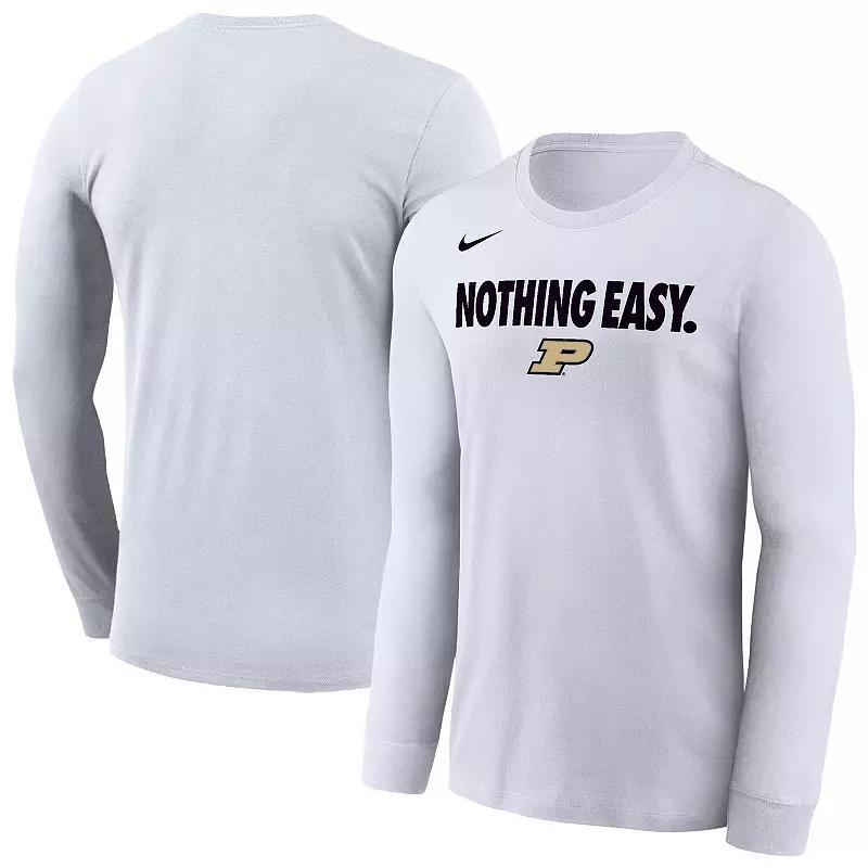 Creighton Nike Mens College Long-Sleeve T-Shirt | M22284MMBJ-WHT Product Image