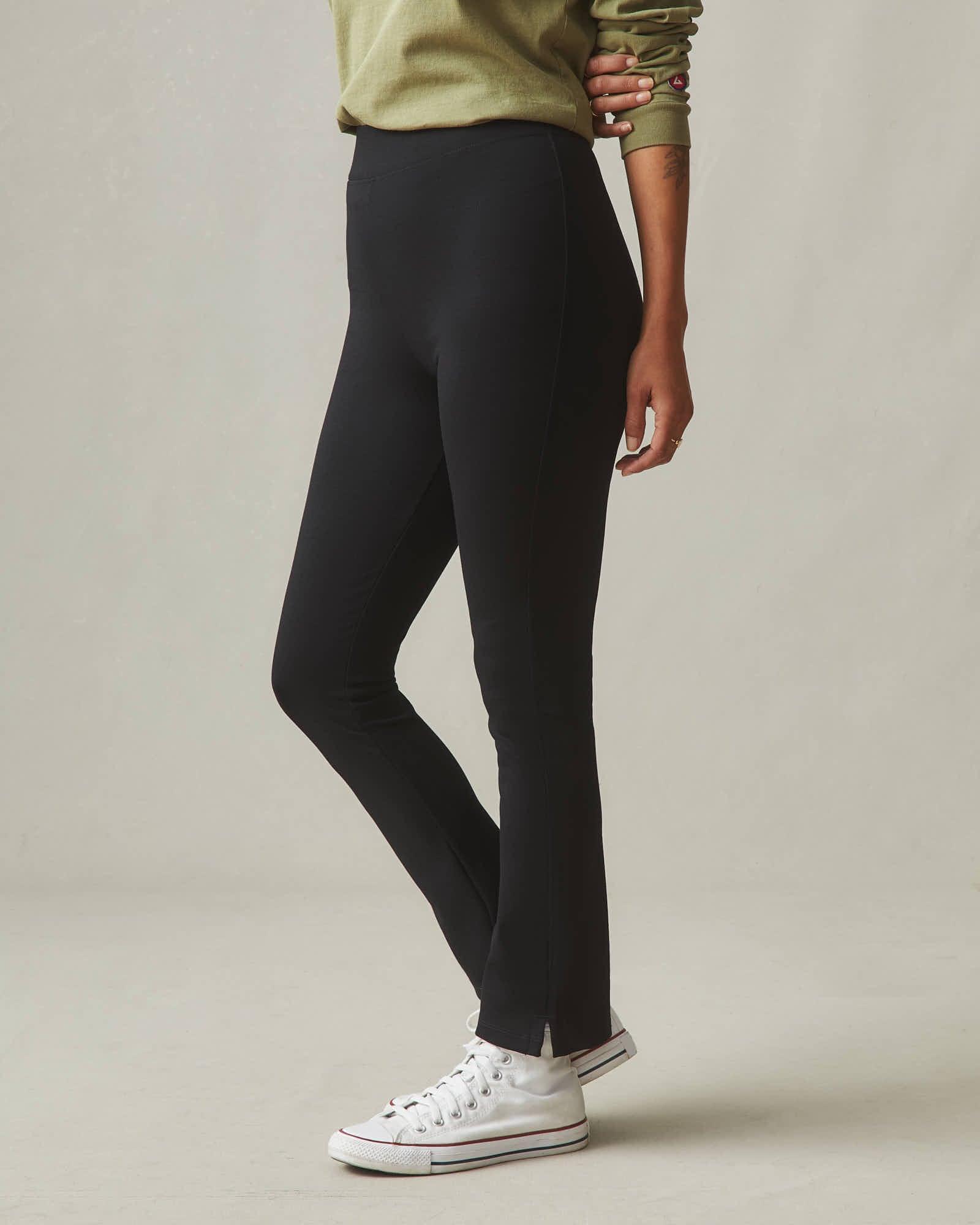 Ponte Kick Flare Pant - Super Black Product Image