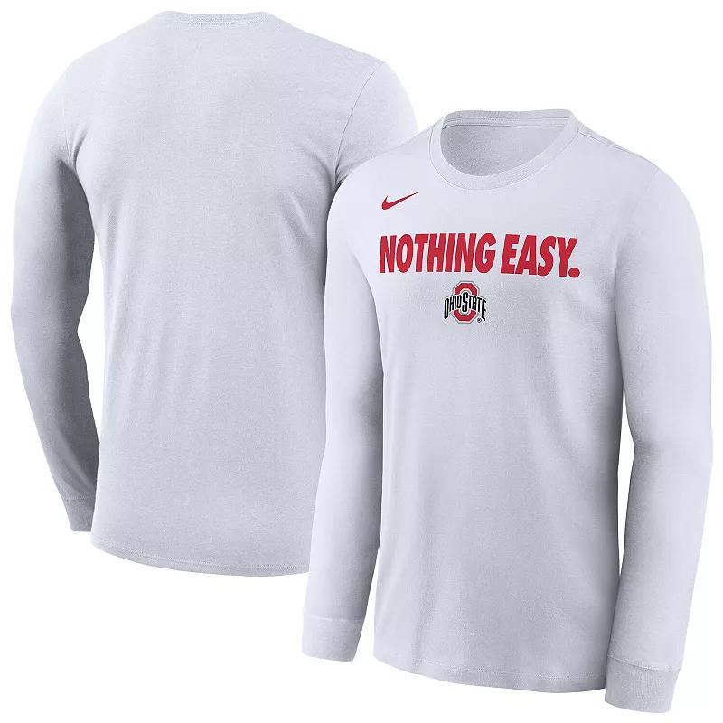 Washington State Nike Mens College Long-Sleeve T-Shirt | M22284MMWS-WHT Product Image