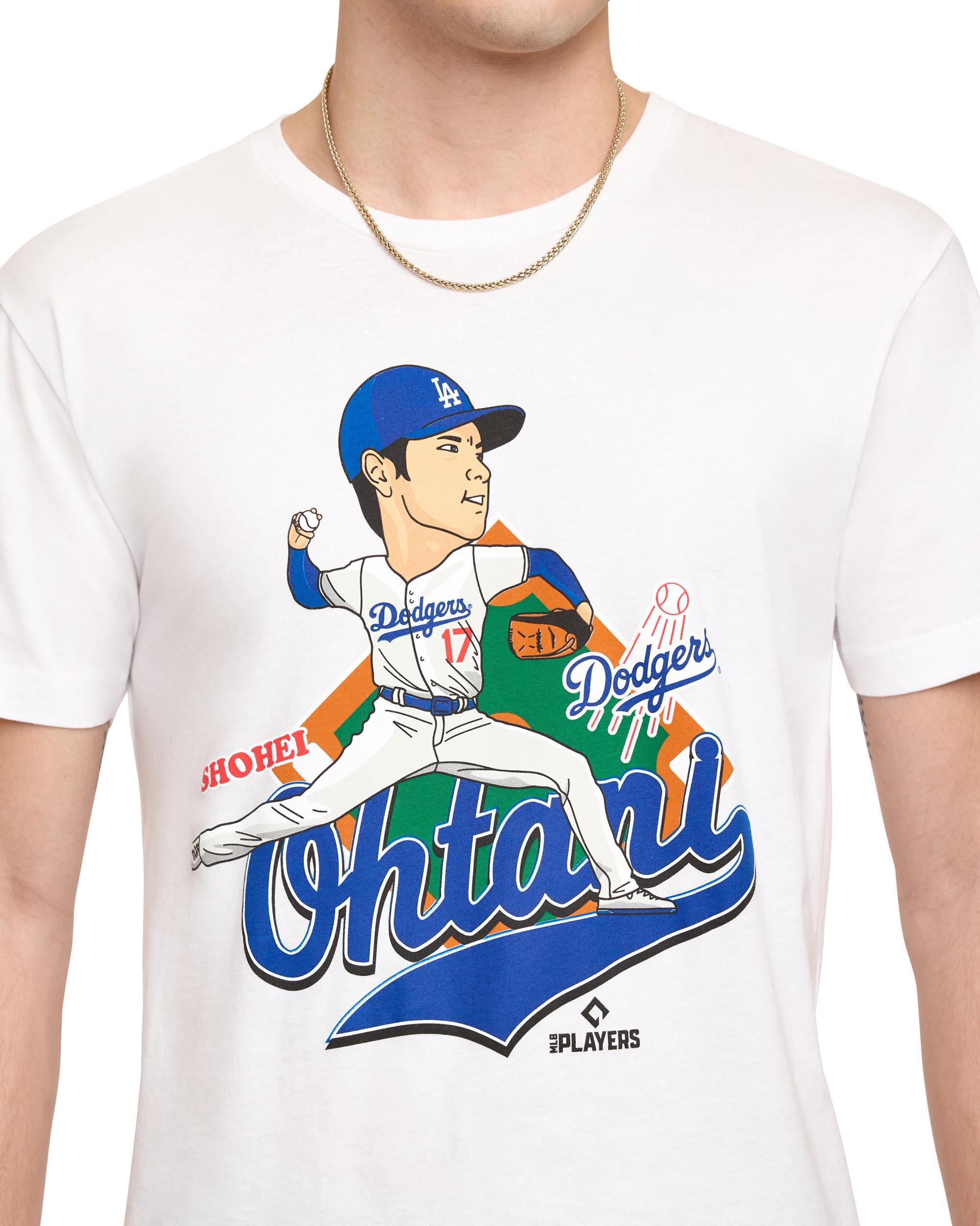 Los Angeles Dodgers Shohei Ohtani Blue T-Shirt Male Product Image