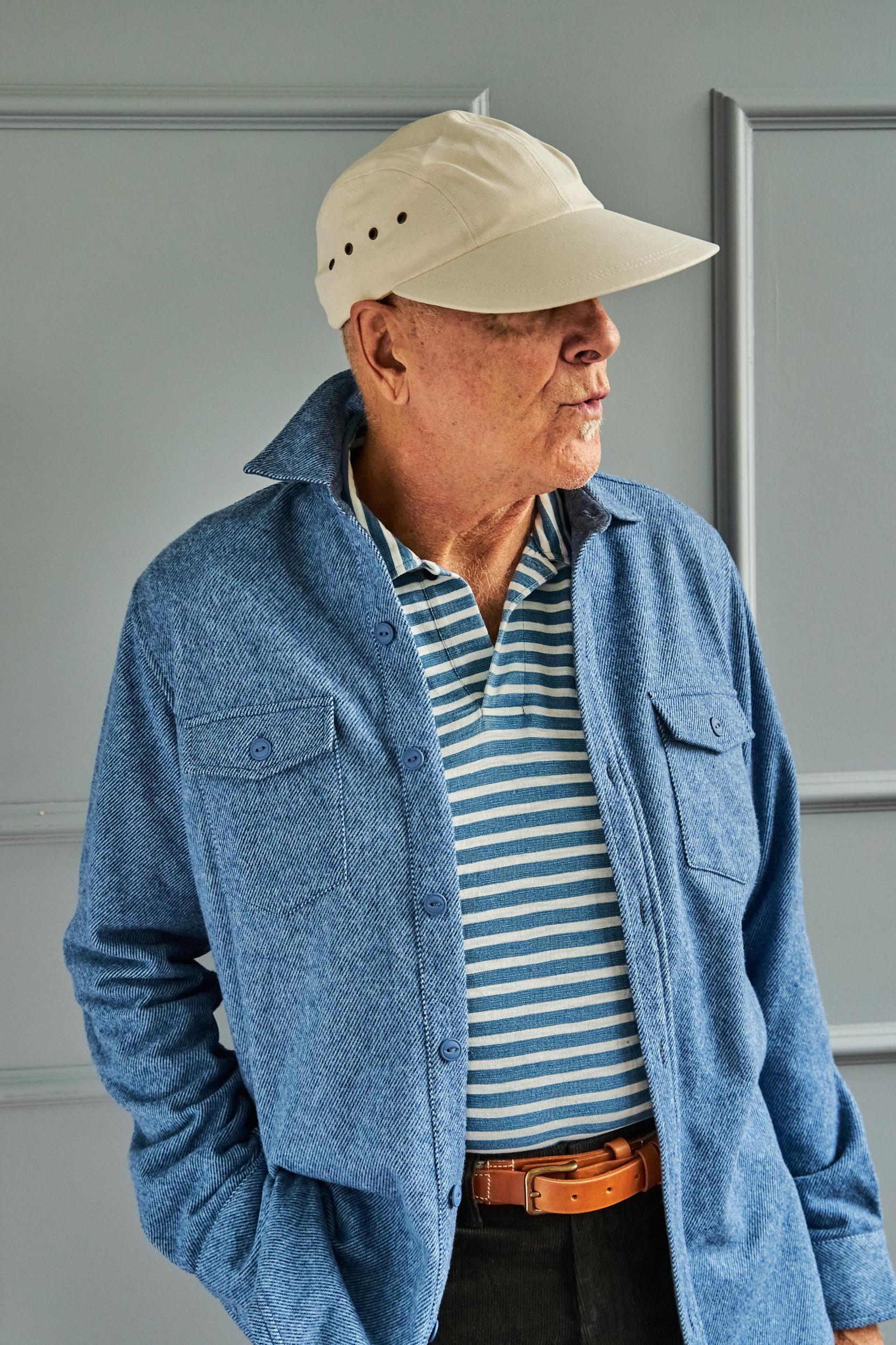 Fleece Overshirt in Ice Blue Product Image