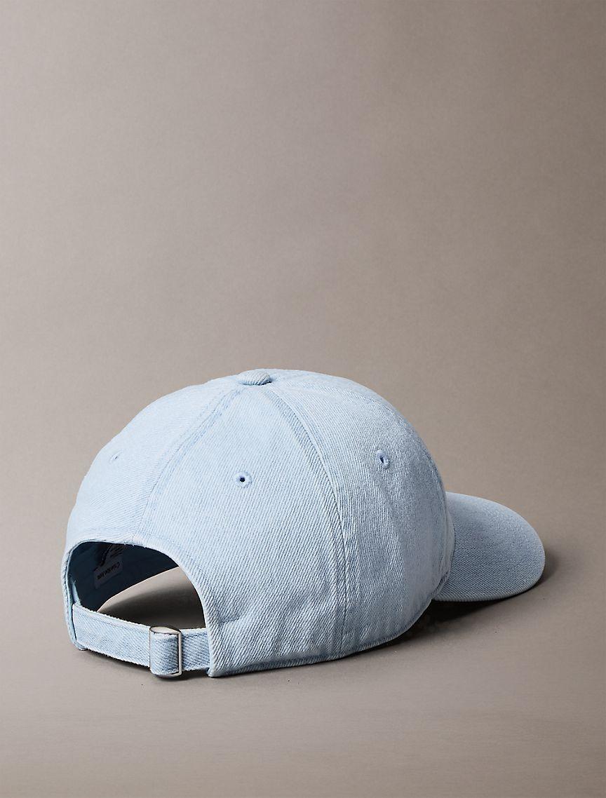 Washed Denim Embroidered Logo Baseball Cap Product Image