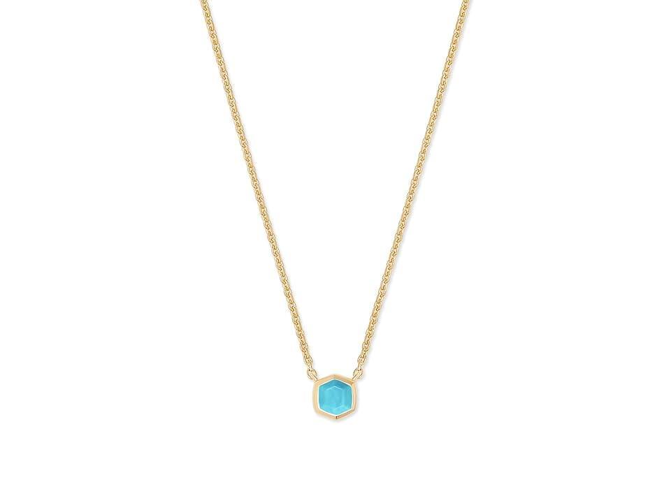 Kendra Scott Davie Pave Sterling Silver Short Pendant Necklace Product Image