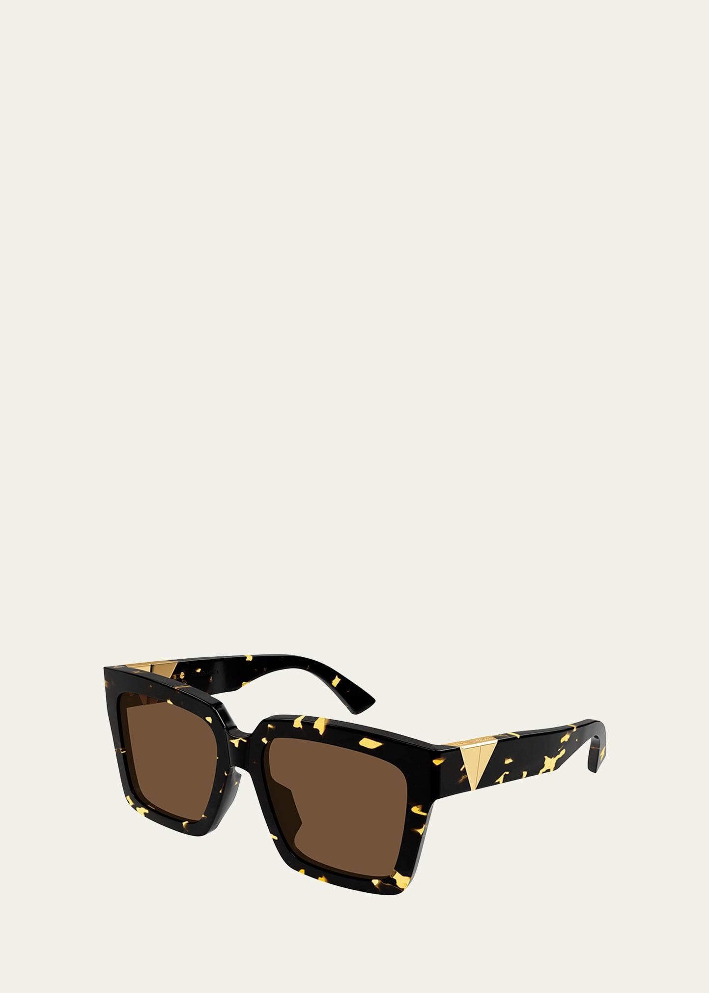 Inverted Triangle Square Acetate Sunglasses Product Image