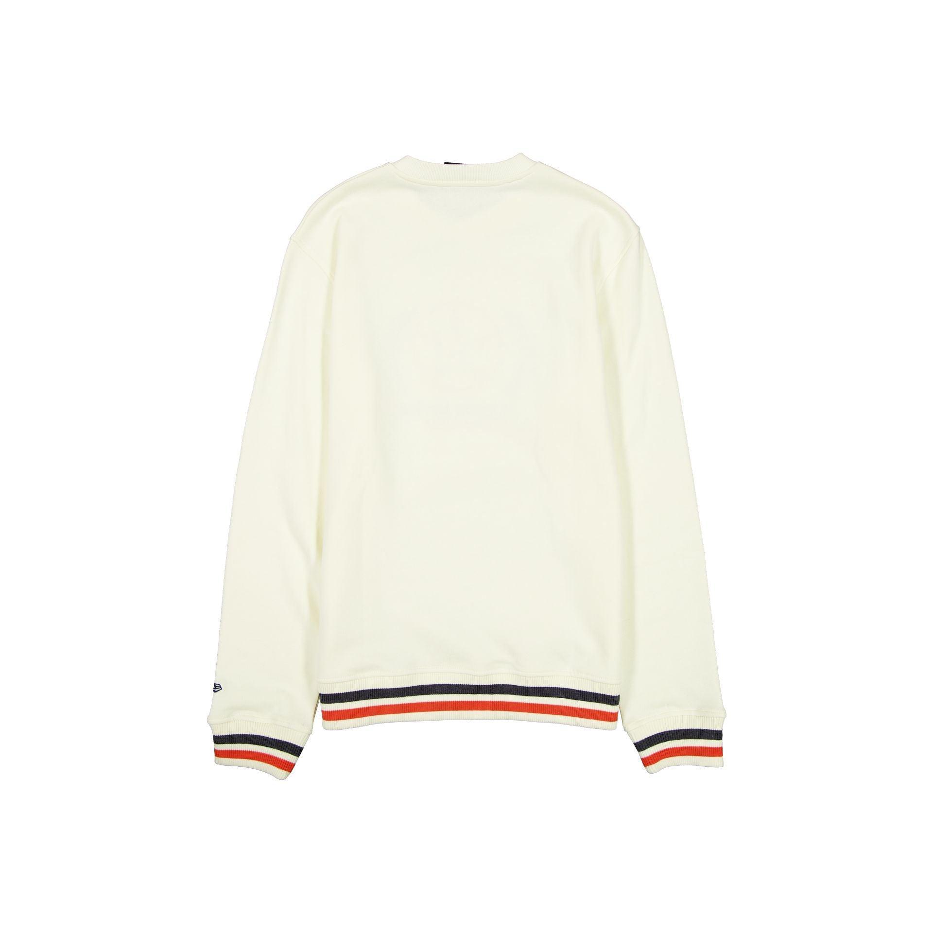 Los Angeles Dodgers Throwback Chrome White Crewneck Male Product Image