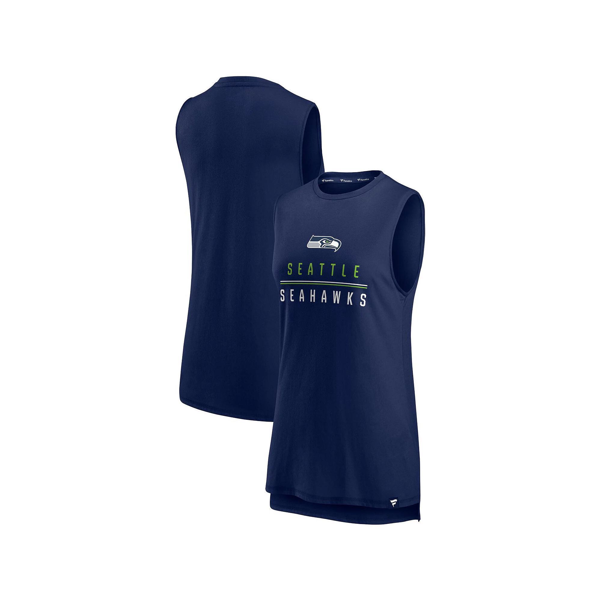 Womens Fanatics Branded College Seattle Seahawks True Contender Tank Top Blue Product Image