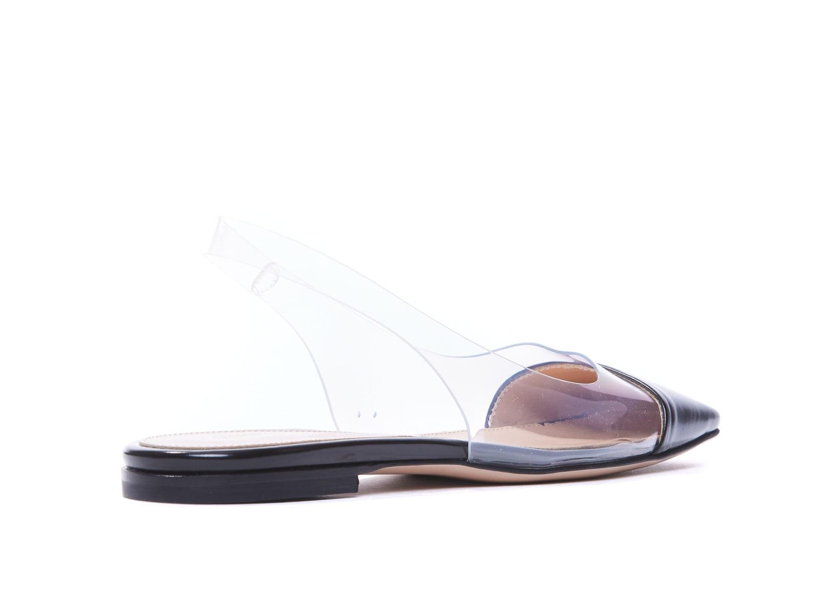 GIANVITO ROSSI Flat Shoes In Negro Product Image