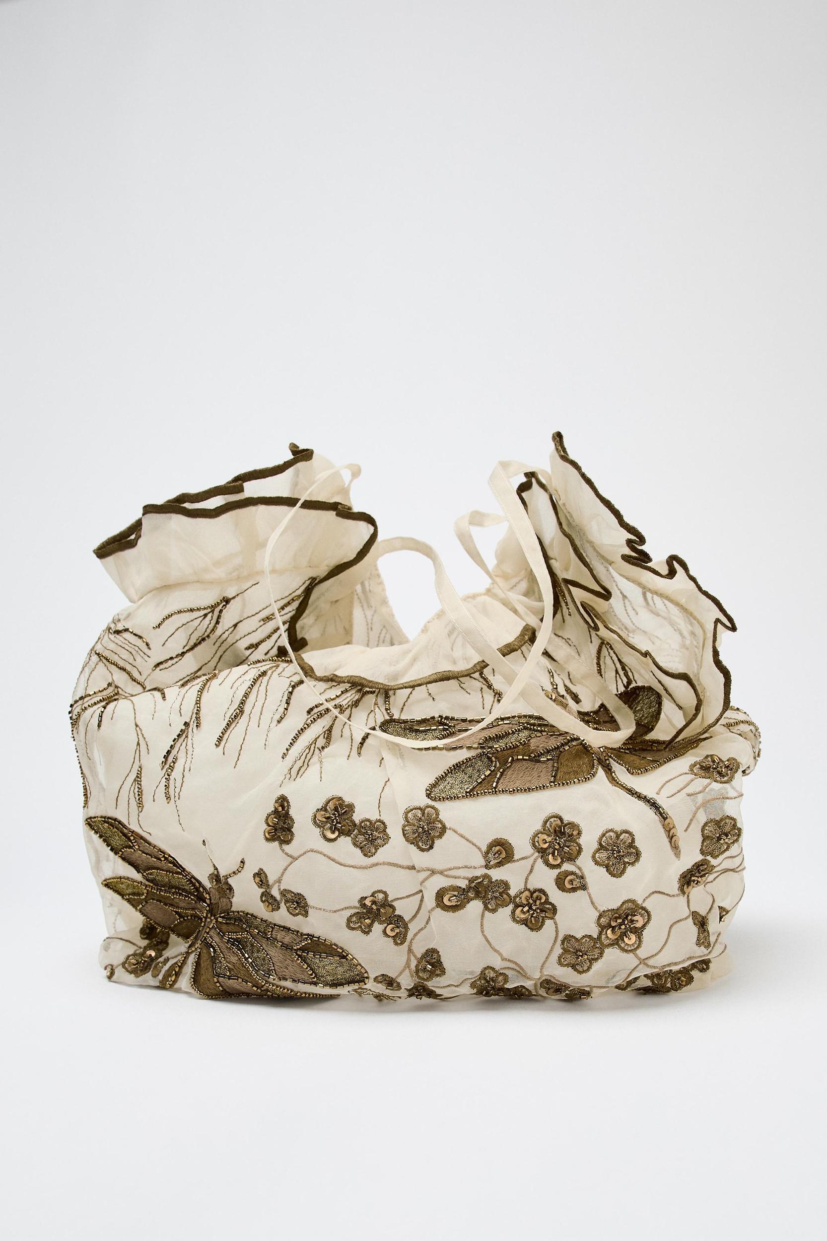 EMBROIDERED DETAIL SHOPPER Product Image