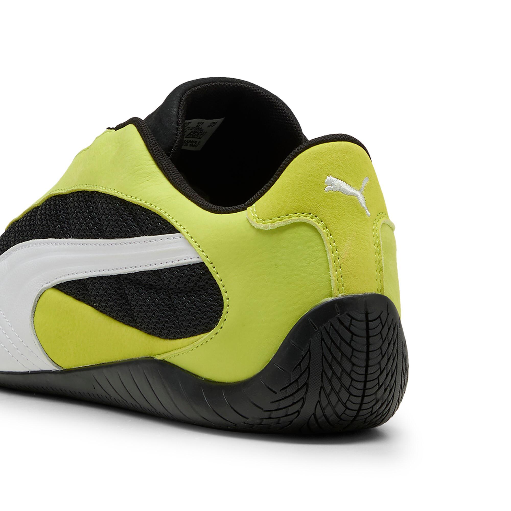 PUMA Speedcat Plus Sneakers Unisex in Lime Smash/White Product Image