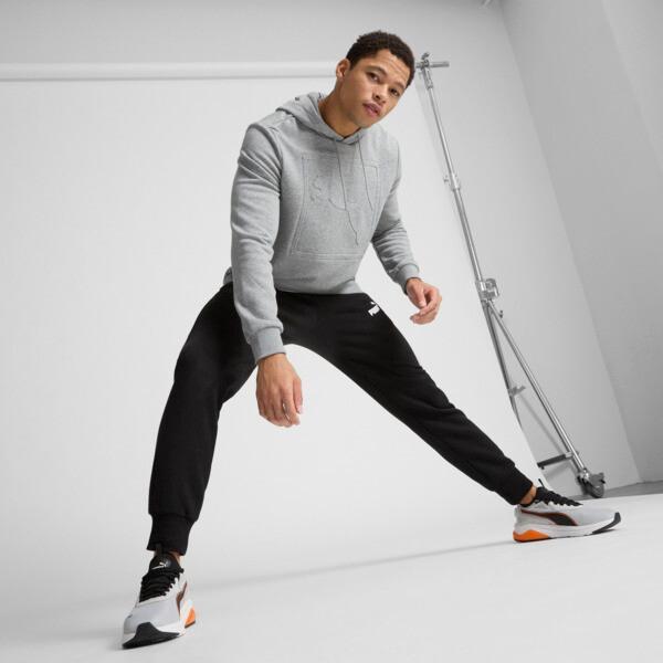PUMA ESS Men's Hoodie in Medium Grey Heather Product Image