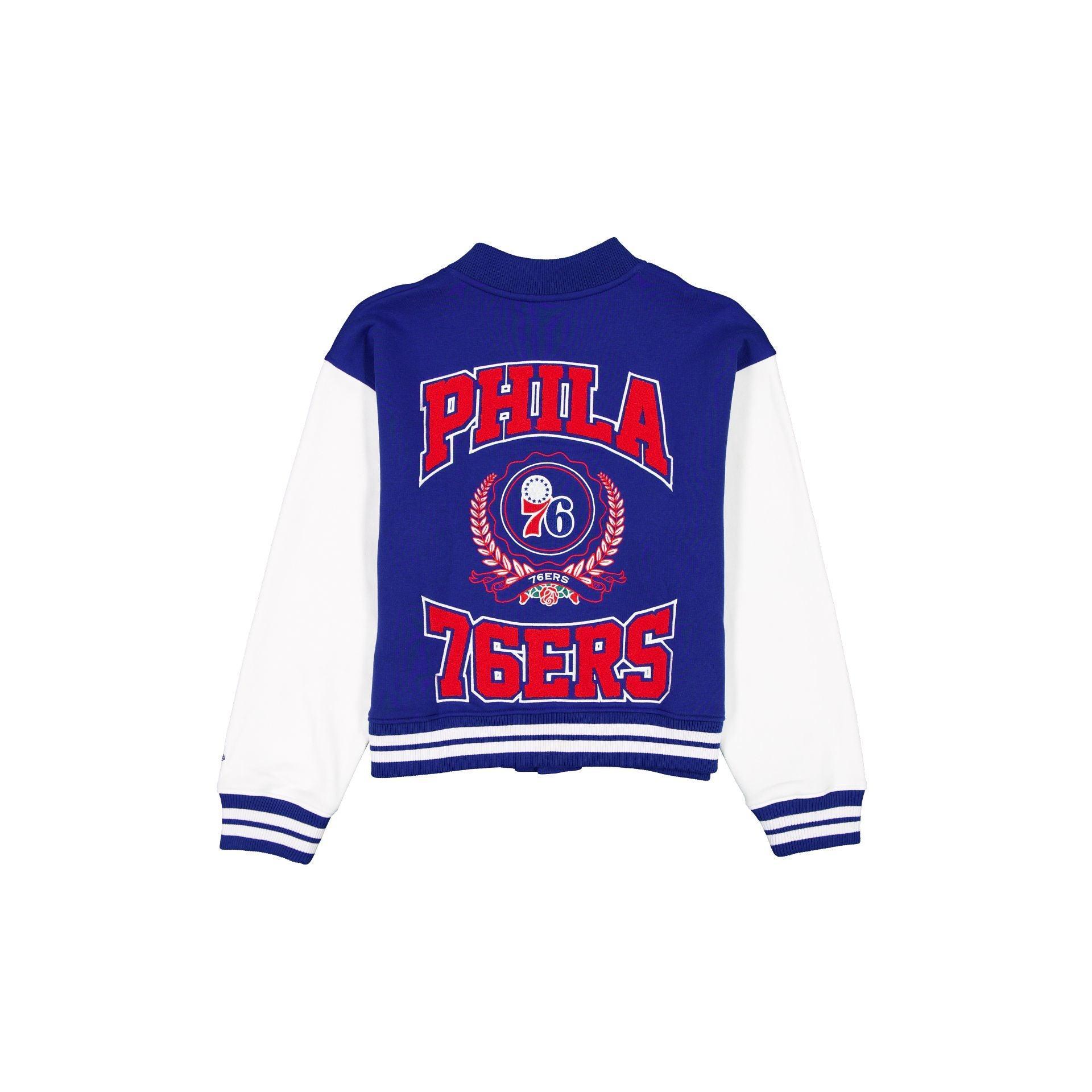 Philadelphia 76ers Throwback Prep Women's Jacket Female Product Image