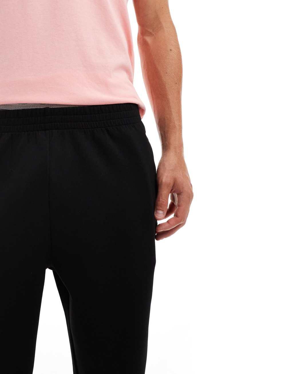 ASOS 4505 Icon quick dry tapered fit performance sweatpants in black Product Image