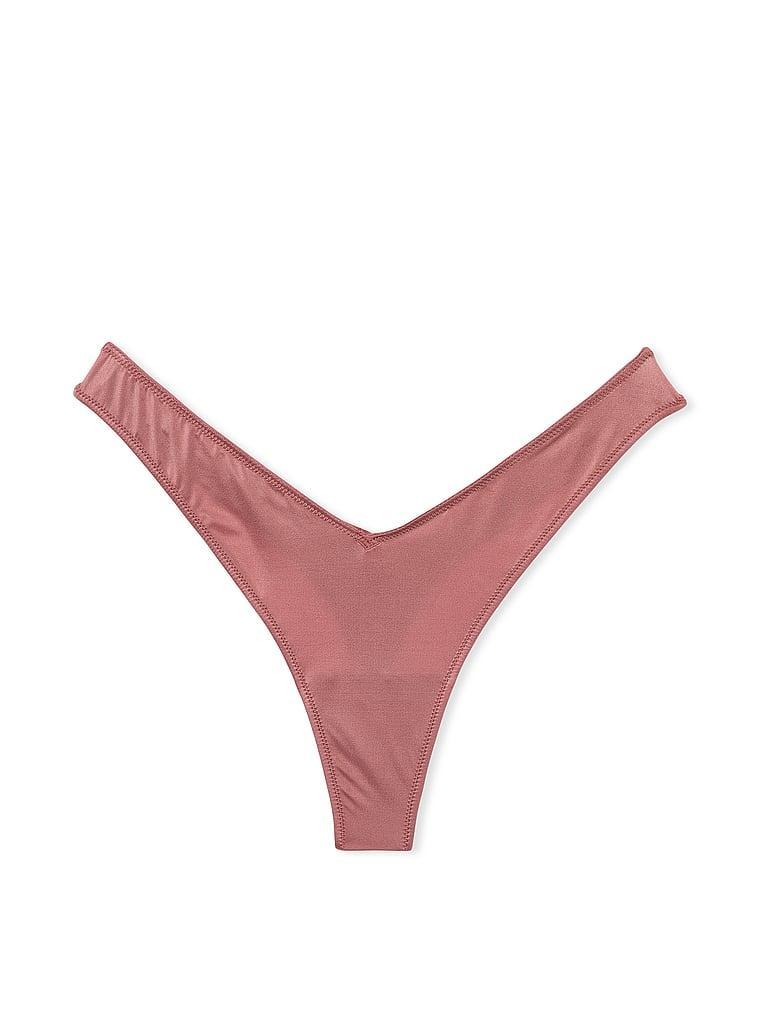 Strappy Back High-Leg Thong Panty Product Image