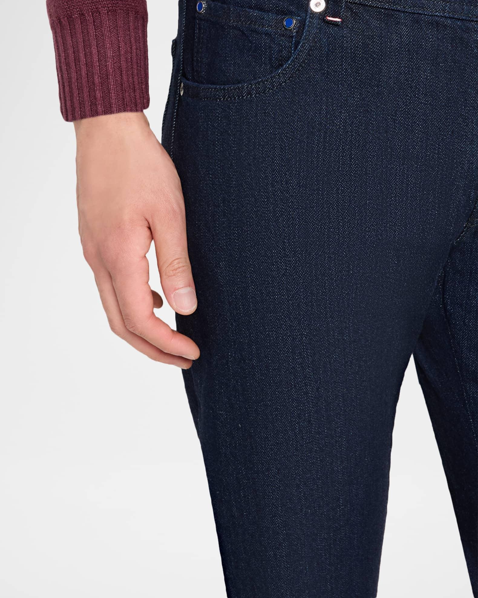 Men's Dark Wash Straight-Fit Jeans Product Image