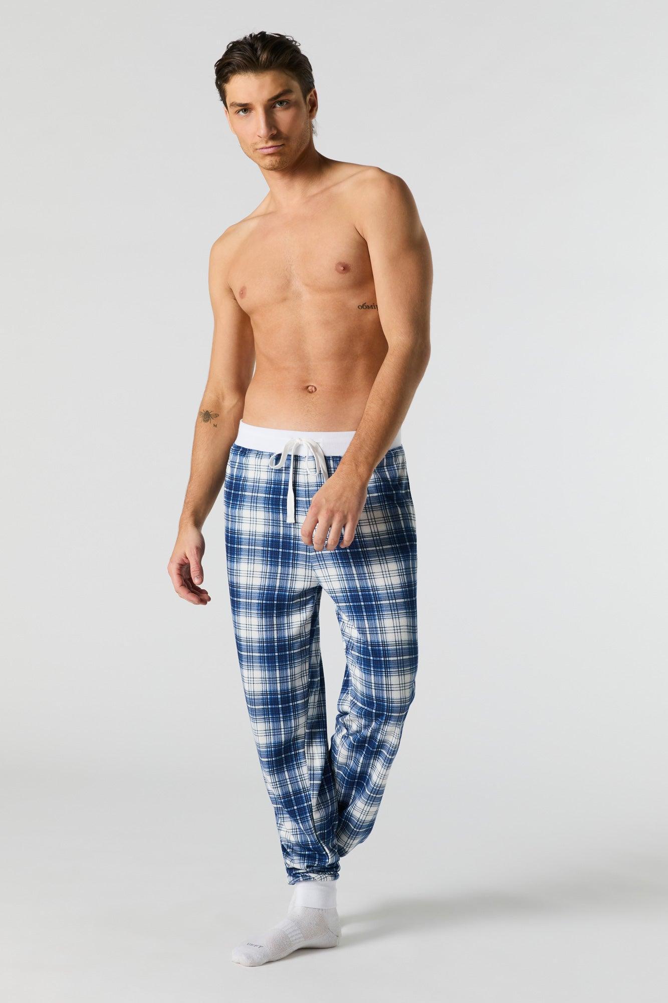 Plaid Pajama Jogger Male Product Image