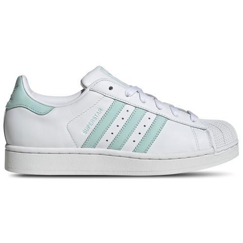 Womens adidas Superstar II Athletic Shoe - White / Semi Flash Aqua / Easy Mint Product Image