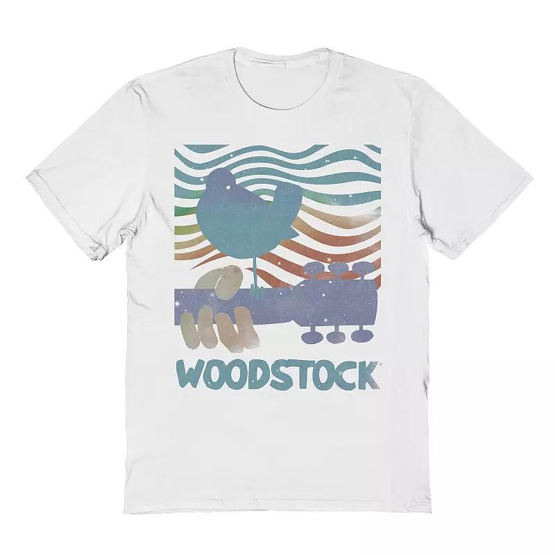 Mens Woodstock Iridescent Bird Graphic Tee Product Image