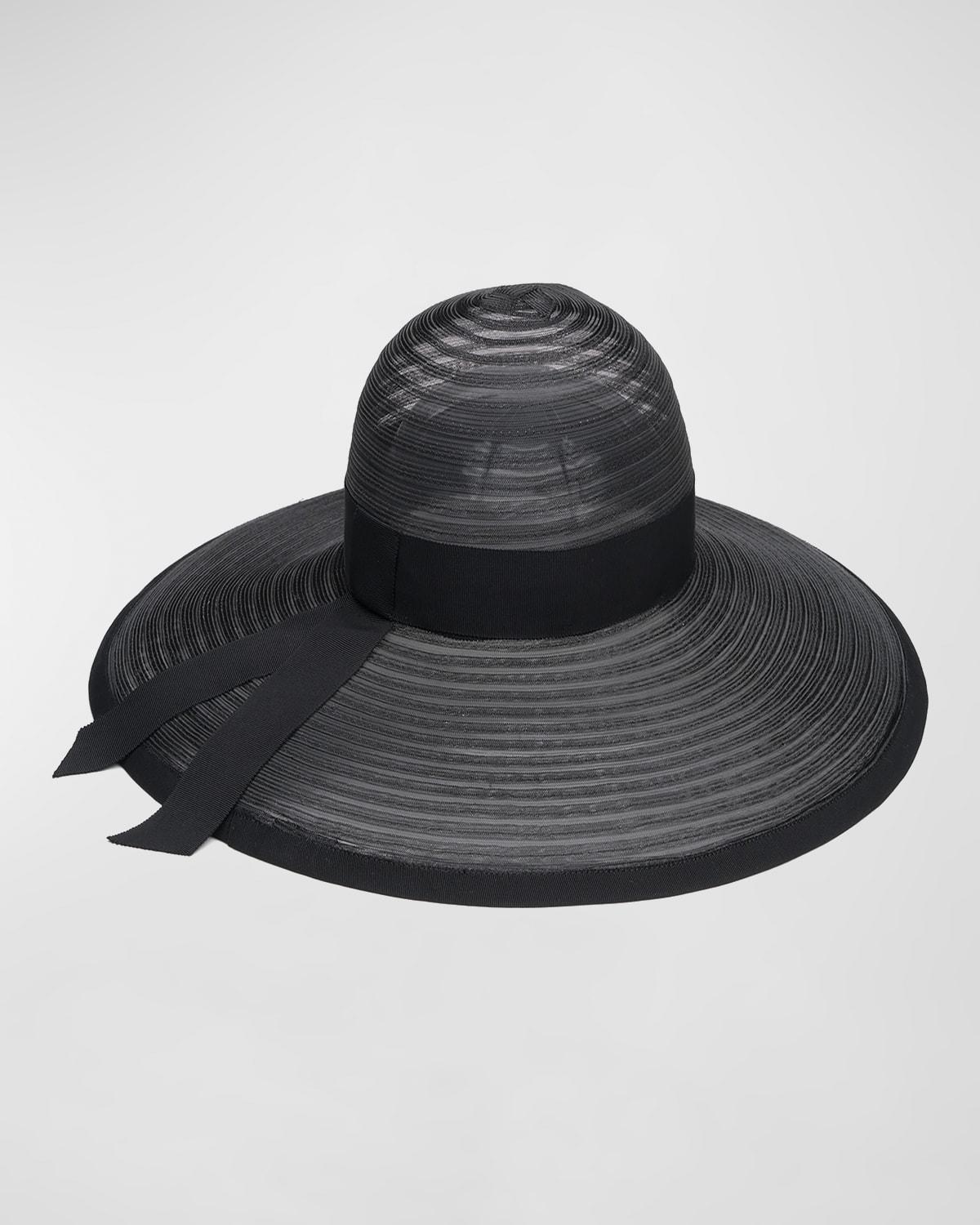 Bunny Sheer Sun Hat with Grosgrain Product Image