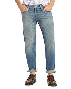 Polo Ralph Lauren Miller Hampton Relaxed Straight-Fit Dark Wash Stretch Jeans Product Image