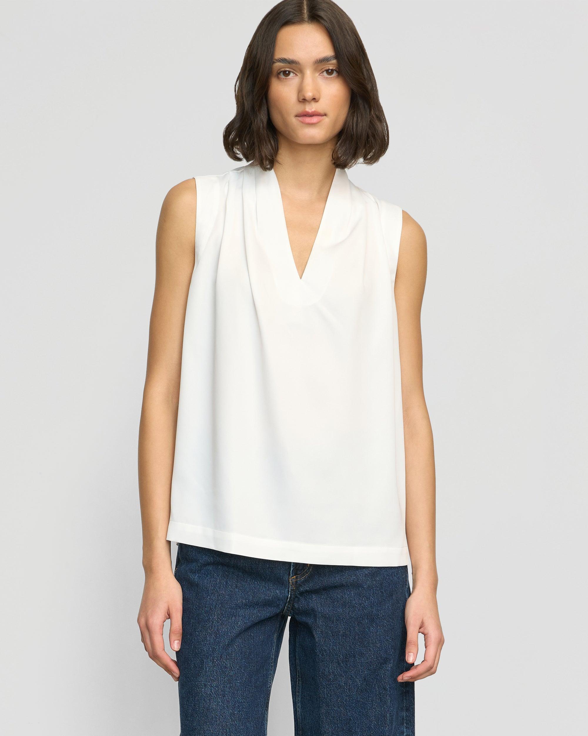 Jae V-Neck Sleeveless Blouse Product Image