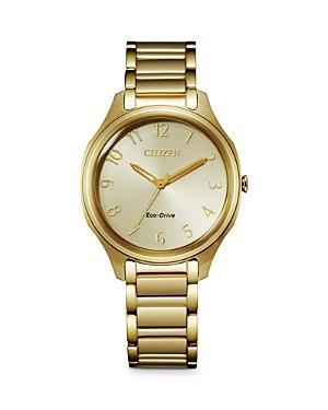 Citizen Eco-Drive Womens Gold Tone Bracelet Watch Product Image