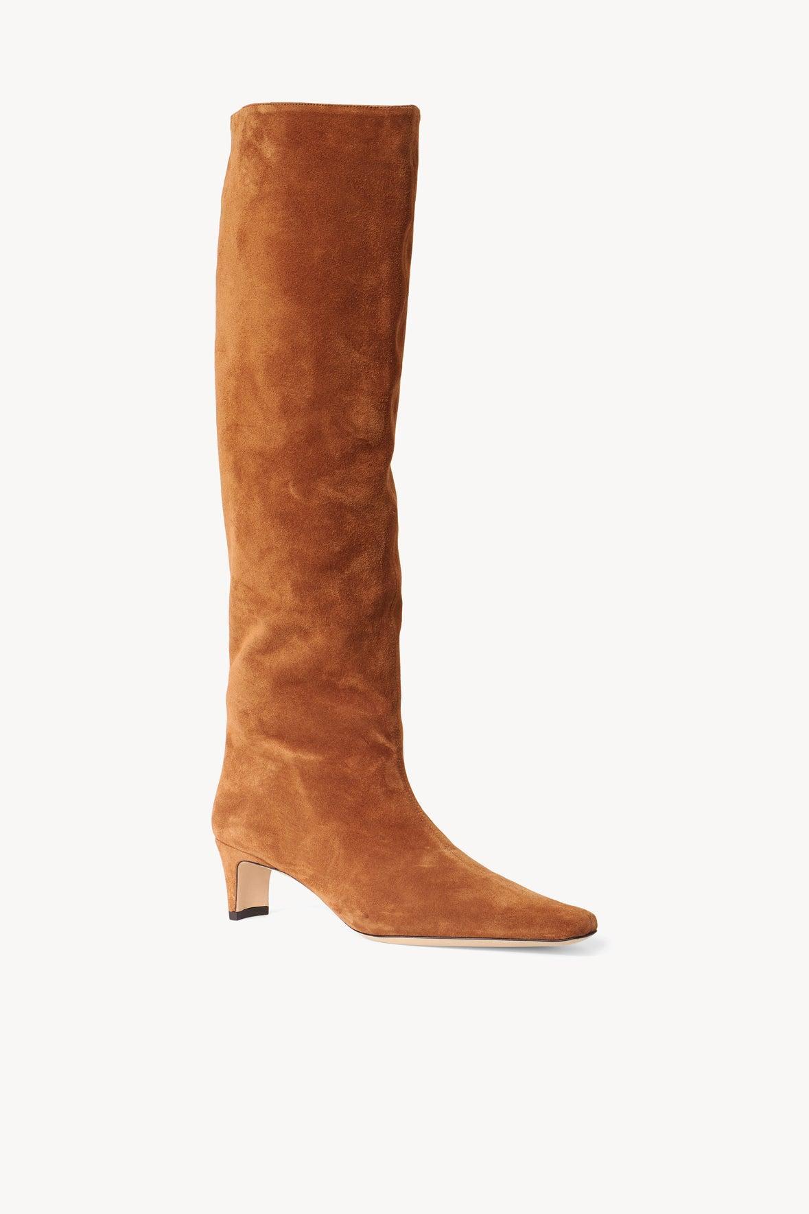 WALLY BOOT | TAN SUEDE Product Image