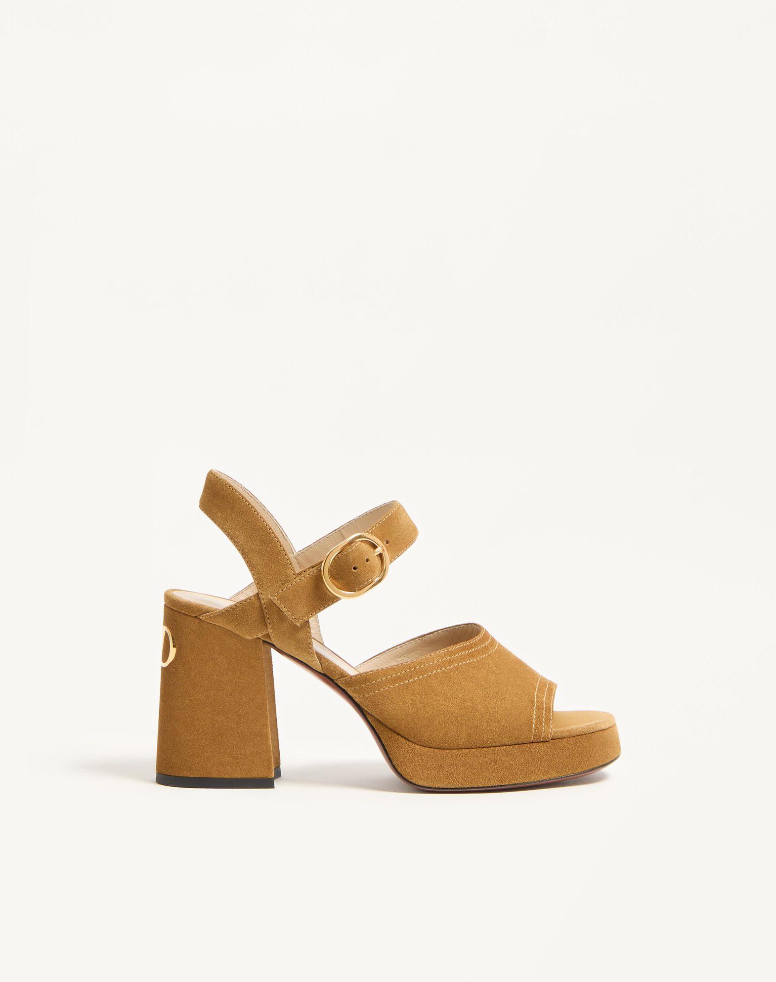 Fawcette Platform Crust Leather Sandal 100Mm Product Image