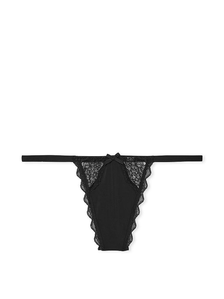 Lace-Trim V-String Panty Product Image