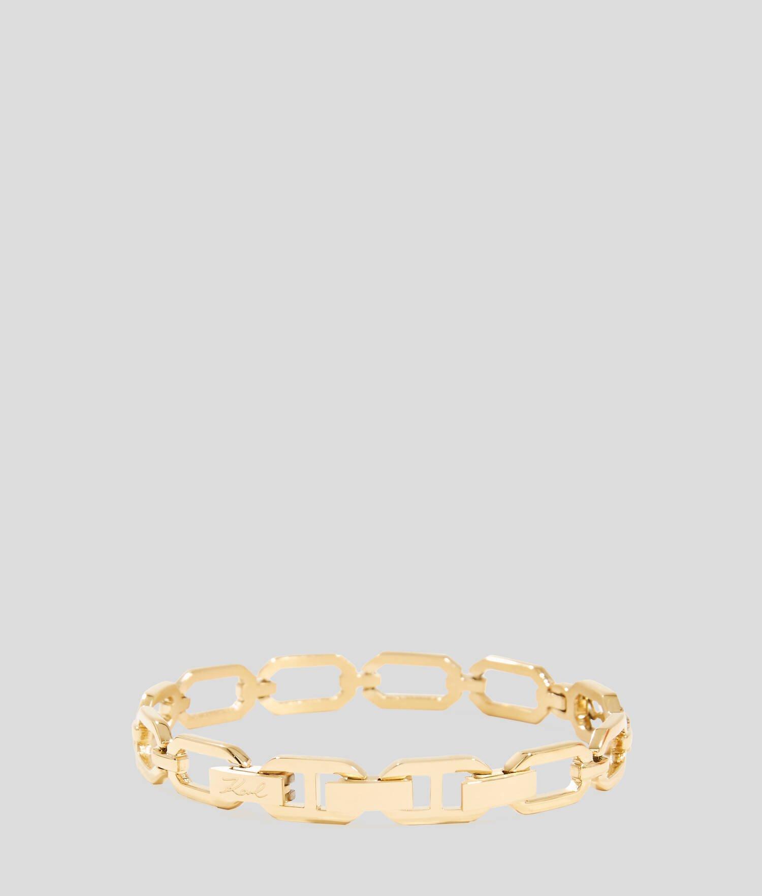 KARL SIGNATURE PAVÉ CHAIN BRACELET Product Image