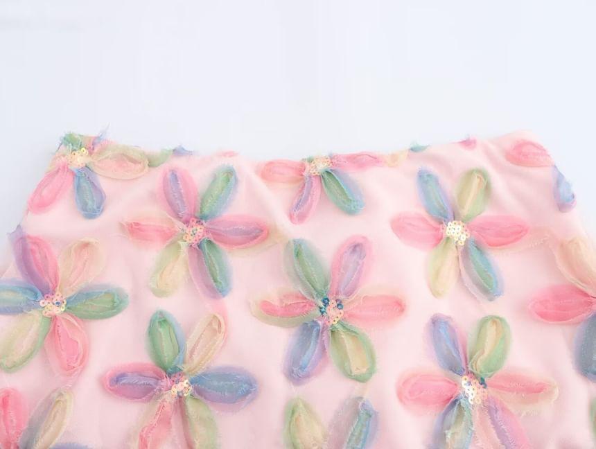 Floral Mini Pencil Skirt Product Image