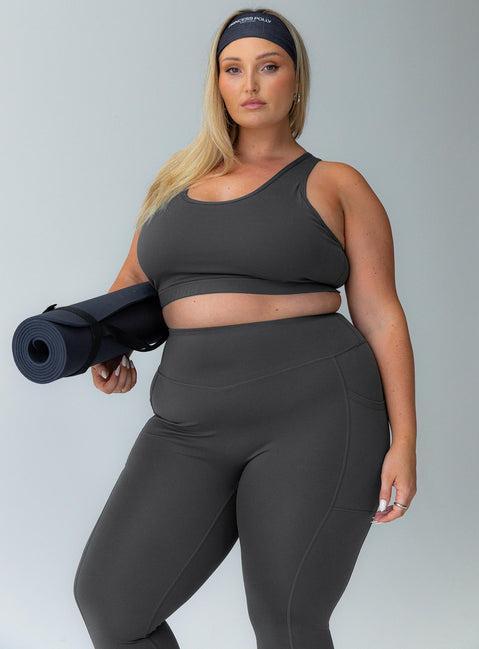 Achieve Activewear Leggings Grey Curve Product Image