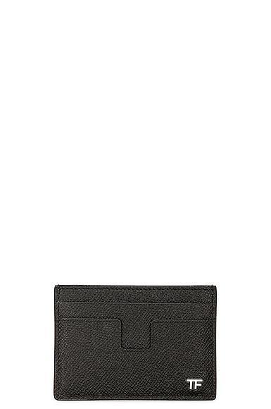 TOM FORD Money Clip Cardholder In Black Product Image