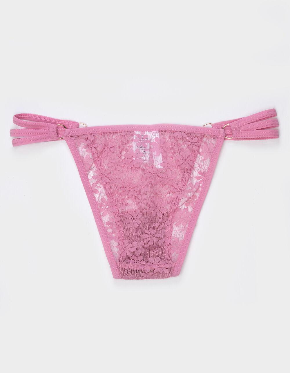 FULL TILT Side Strappy Lace Cheeky Panties Product Image