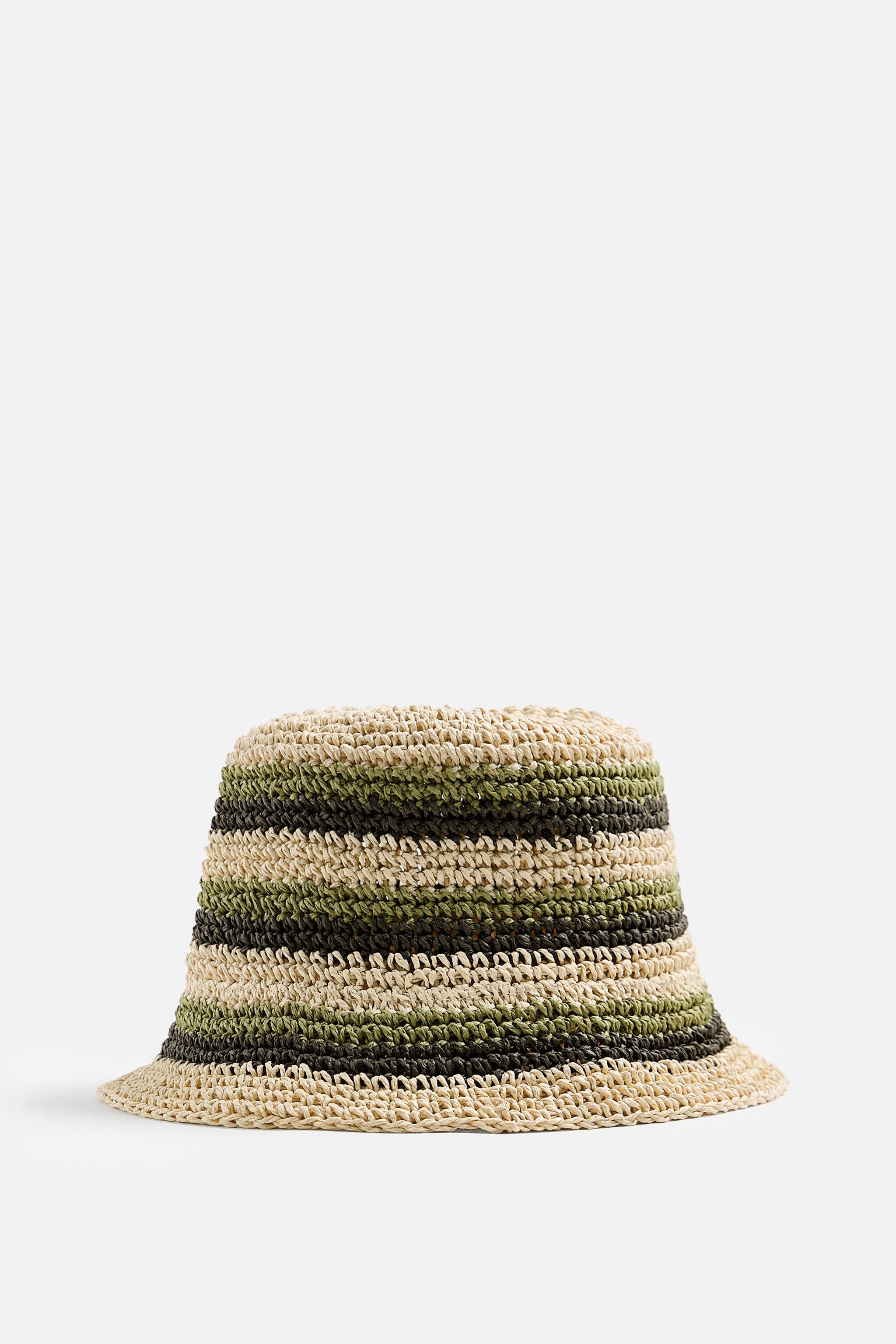 CROCHETED STRIPED HAT Product Image