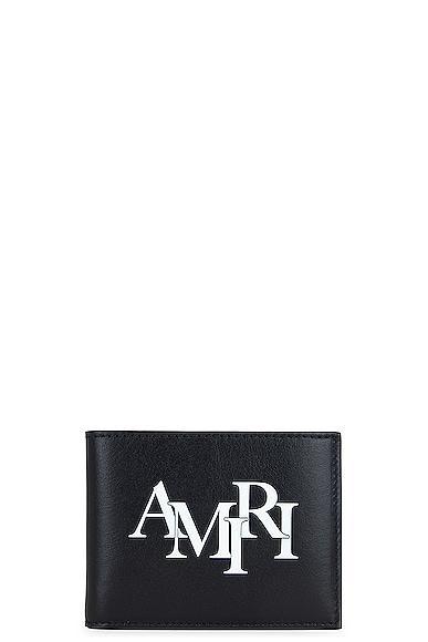 Mens Staggered Logo Bifold Wallet Product Image