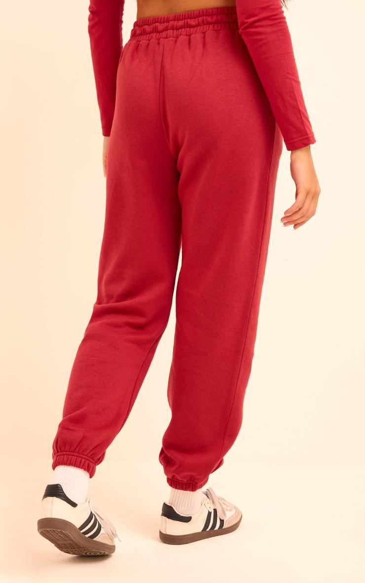 Cherry Red PLT Studio Archive Puff Print Drawstring Cuffed Sweatpants Product Image