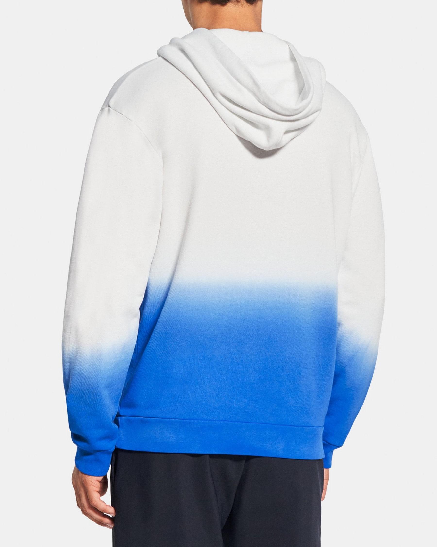 Dip-Dyed Hoodie in Cotton Terry Product Image