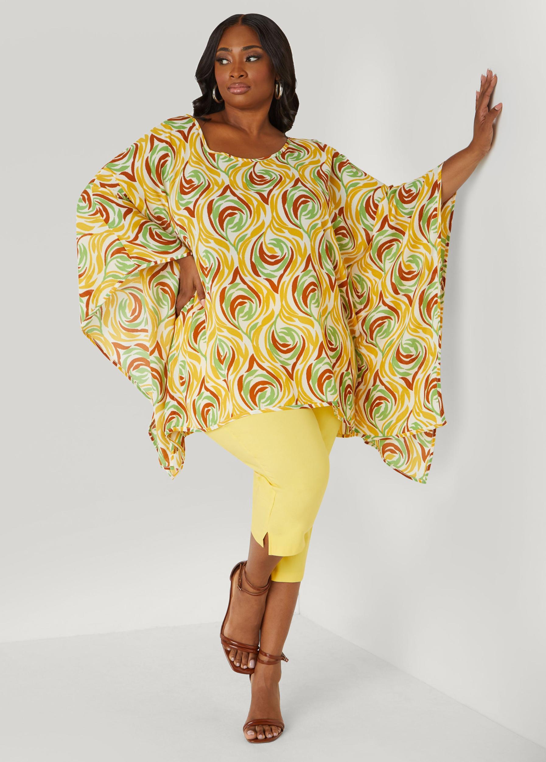 Printed Crepe Blouse Product Image