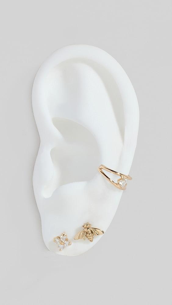 Zoe Chicco 14k Double Wire Single Ear Cuff | Shopbop Product Image