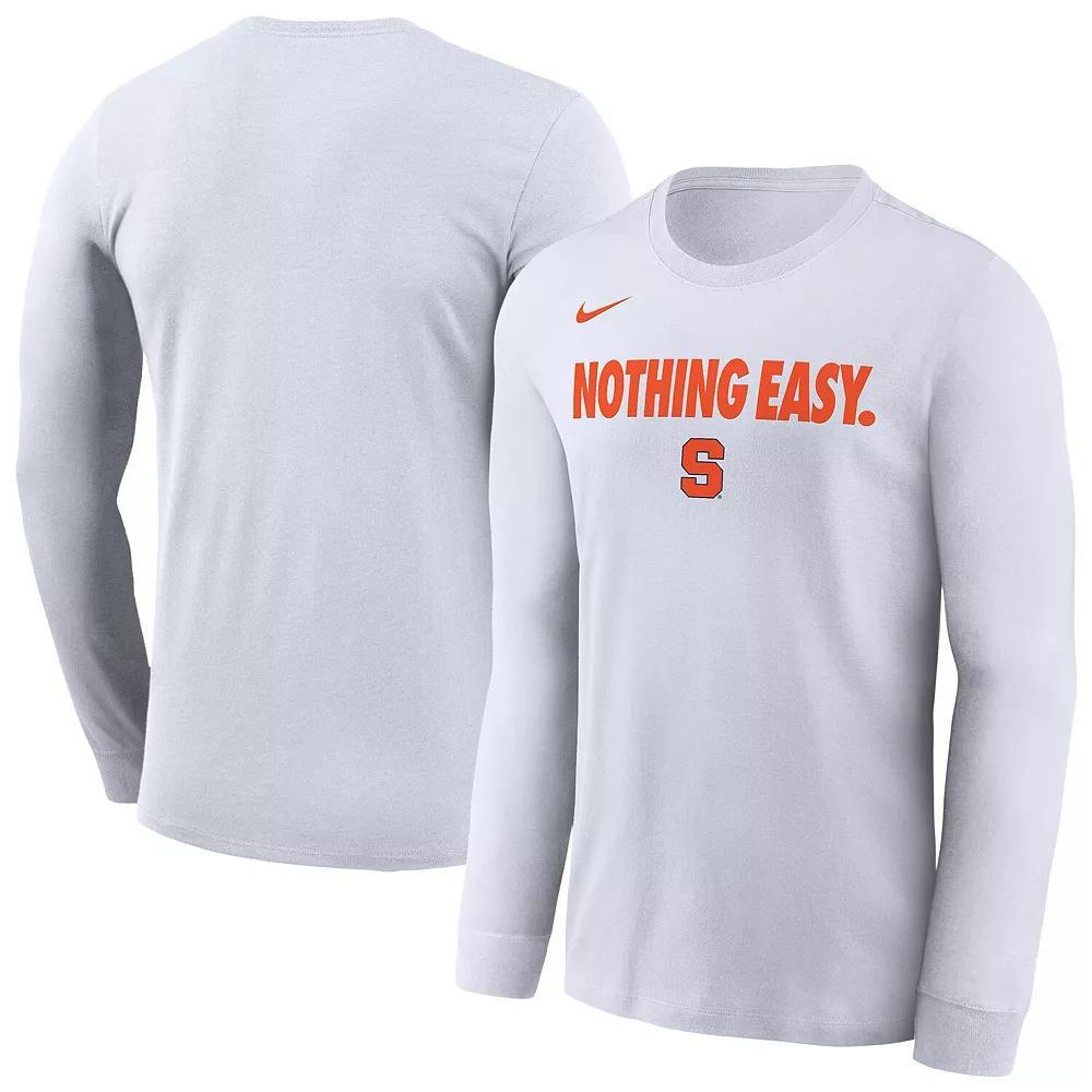 Men's Nike White Stanford Cardinal 2025 On-Court Bench Long Sleeve T-Shirt, Size: 2XL Product Image