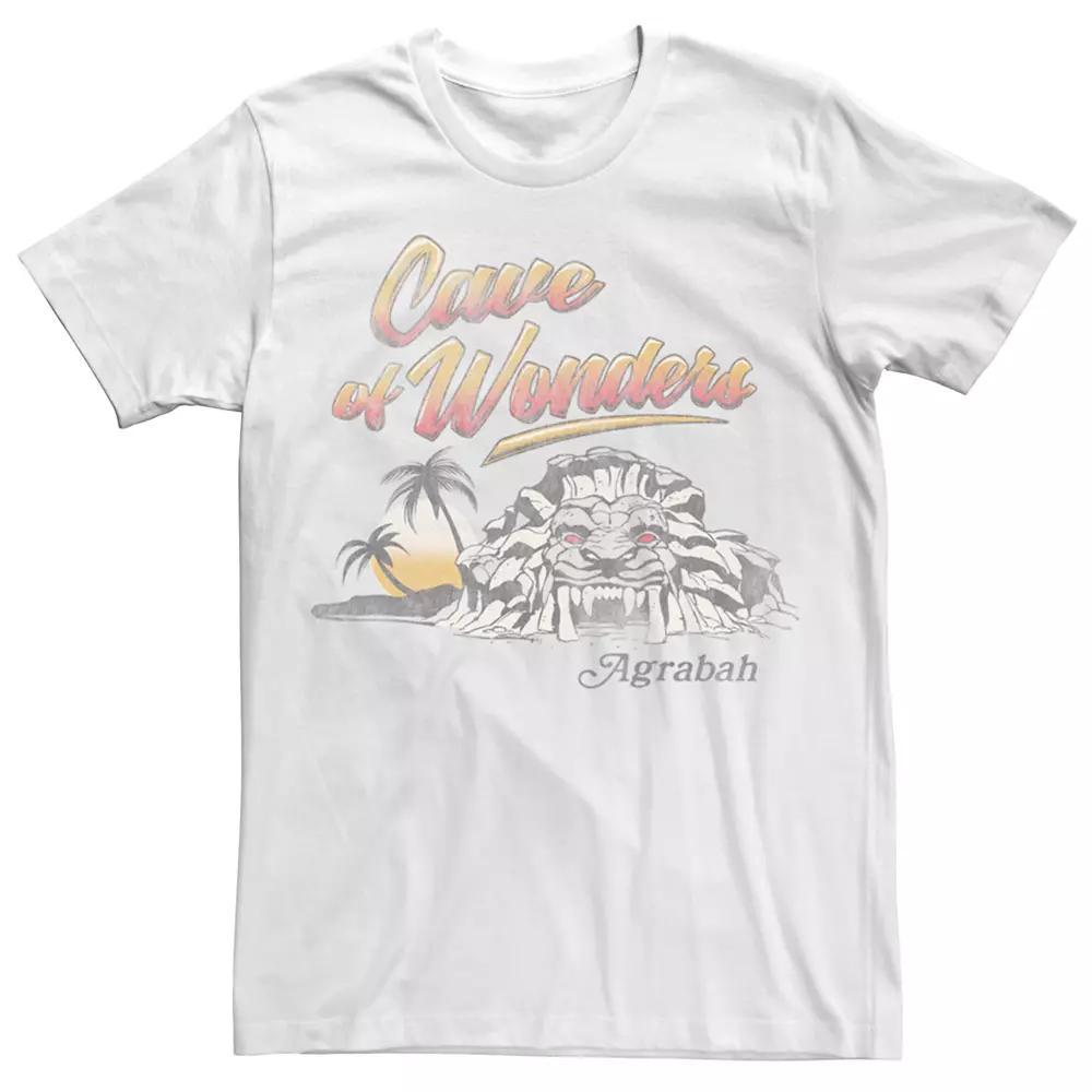 Disney's Aladdin Men's Cave of Wonders Graphic Tee, Size: Medium, White Product Image