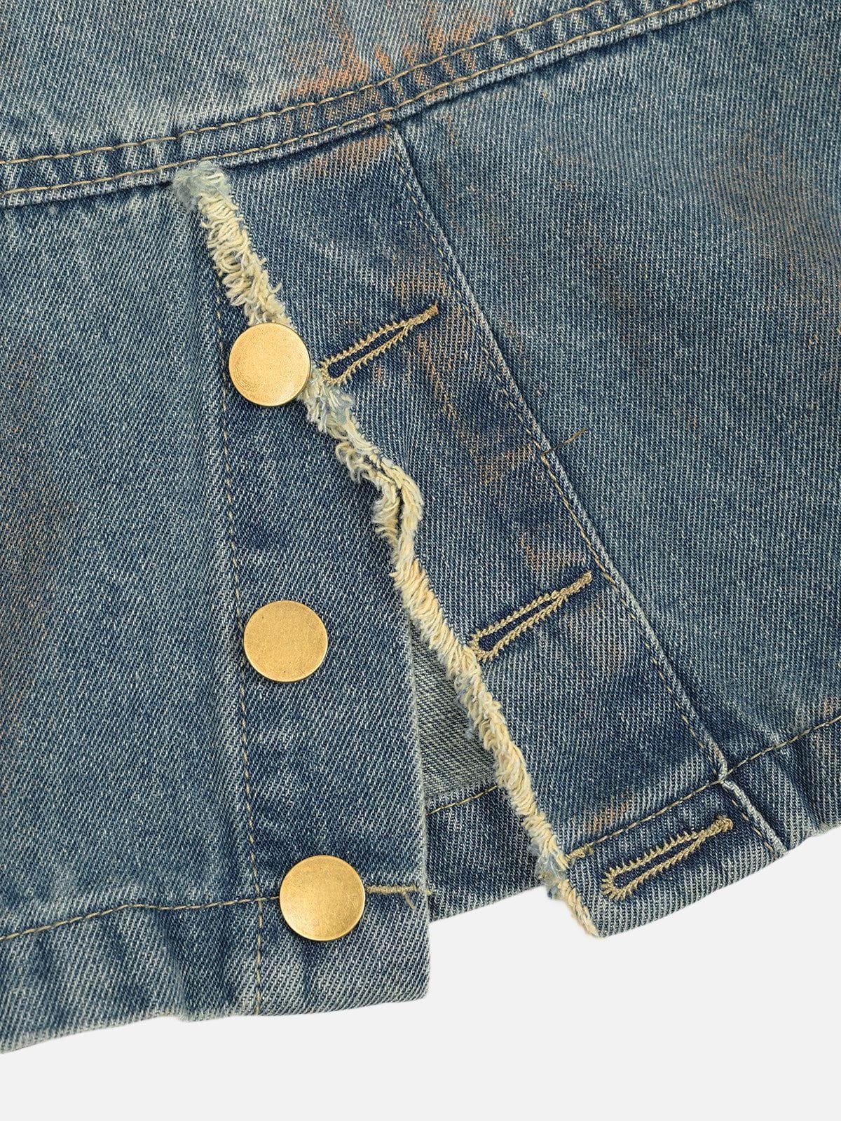 Aelfric Eden Washed Button Longline Jorts Product Image