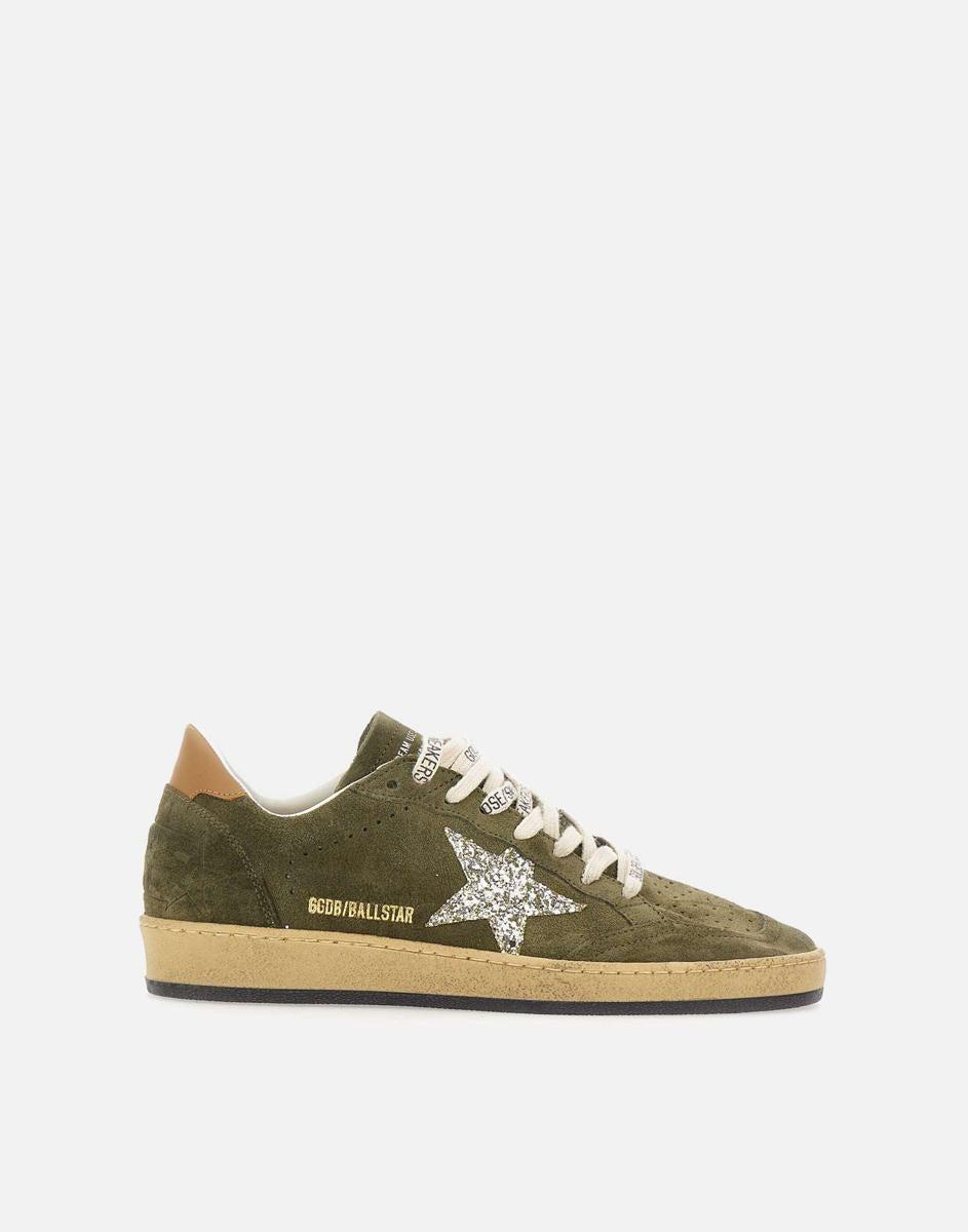 GOLDEN GOOSE Ball Star Sneakers In Green Product Image