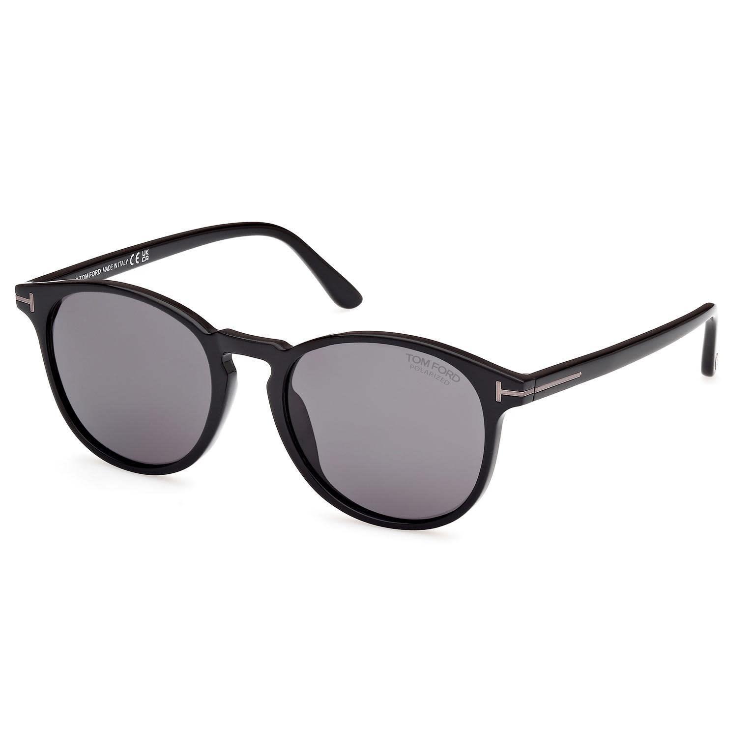 TOM FORD Eyewear Round Frame Sunglasses In Black Product Image