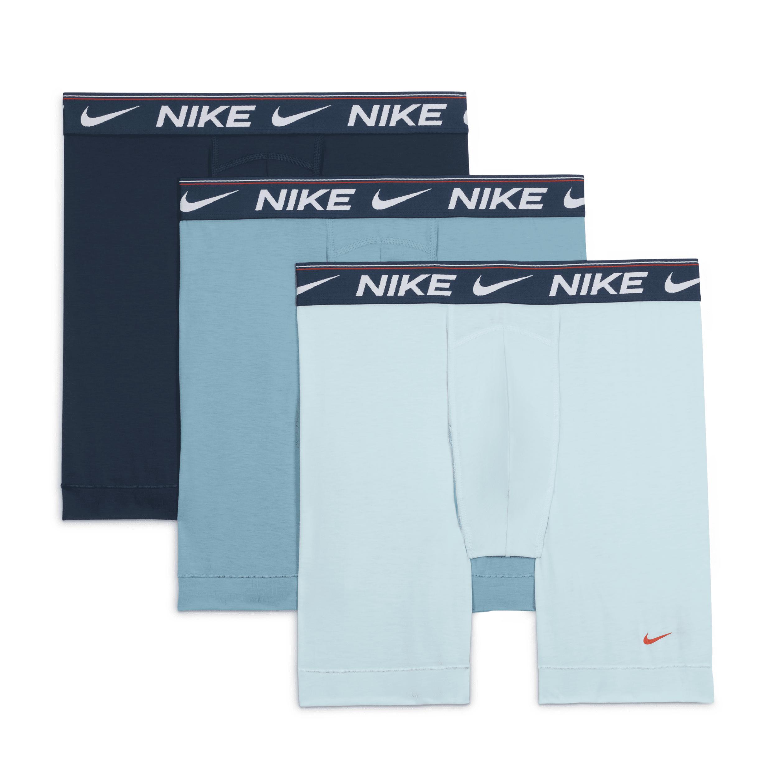 Nike Ultra Comfort Mens Dri-FIT Long Boxer Brief (3-Pack) Product Image