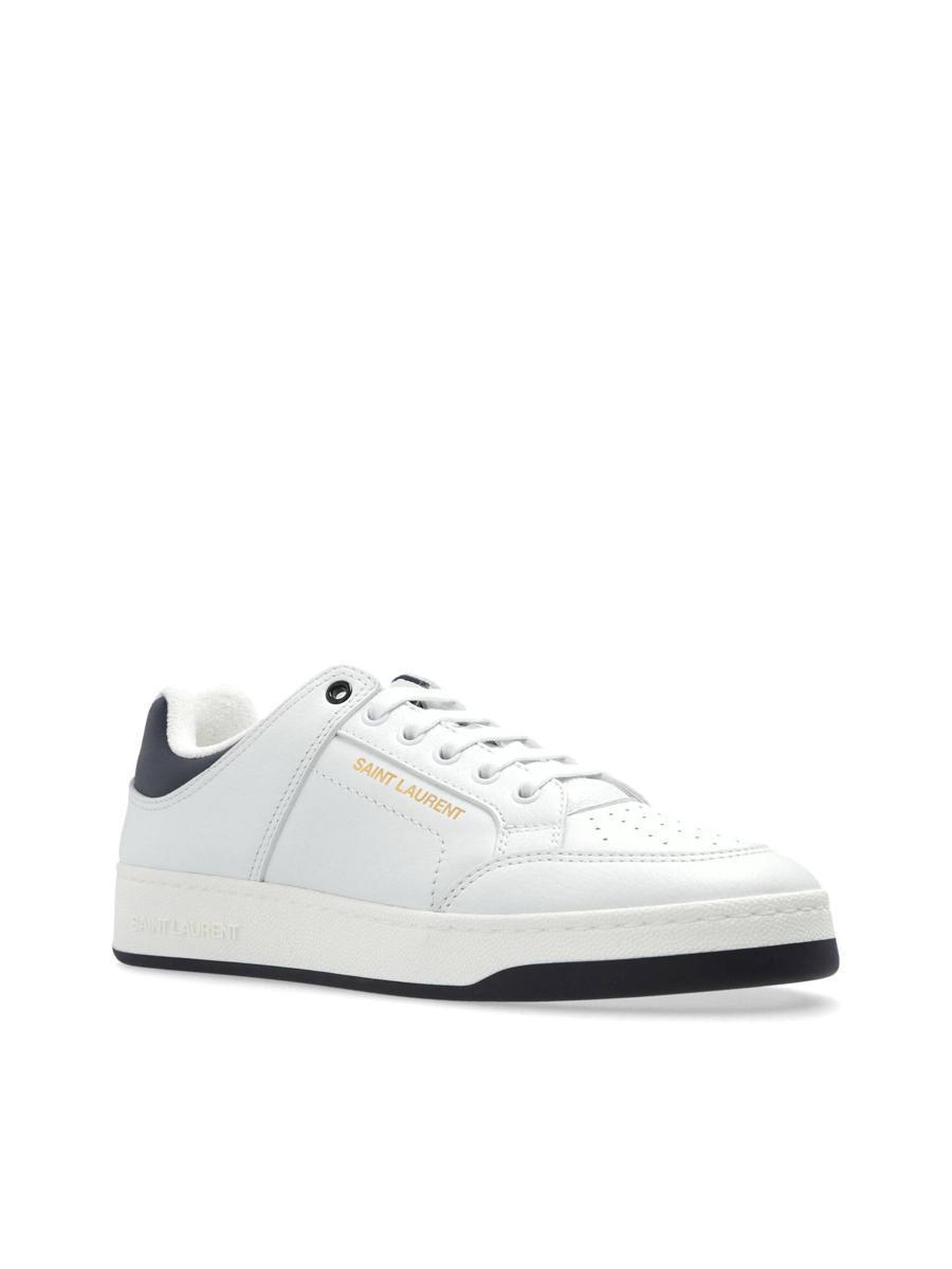 Leather Sneakers In White Product Image