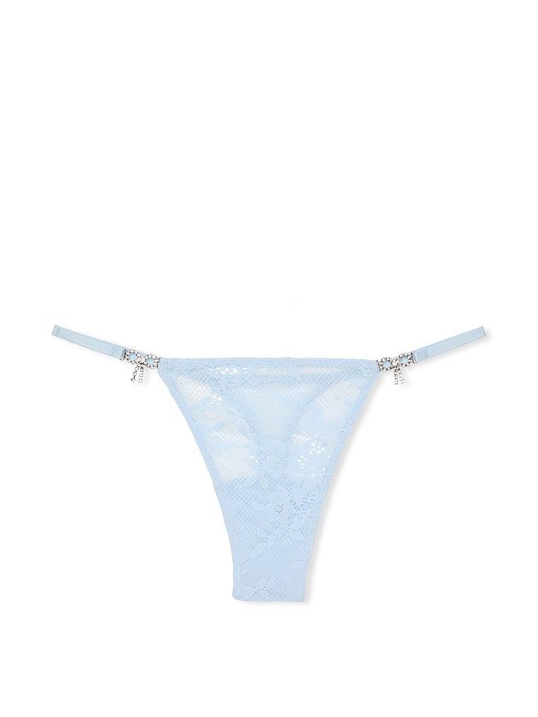 Twinkle Bow Lace Thong Panty Product Image